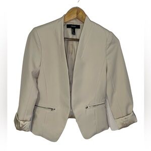 Forever 21 Beige Cream Women's Blazer Office Attire Business Casual Small